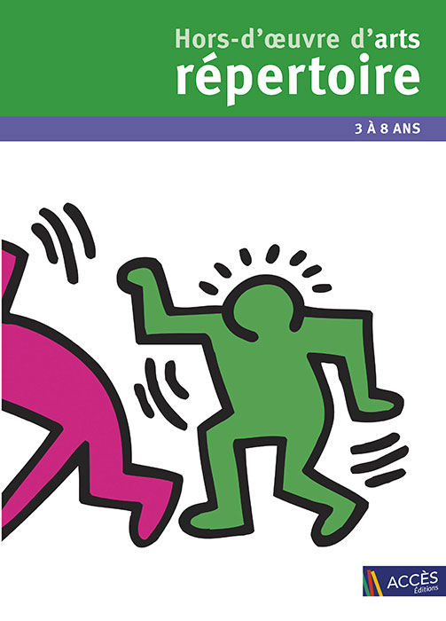 Couverture de l’outil Hors-d'œuvre d'arts Répertoire illustrée par une œuvre Sans titre de Keith Haring datant de 1988.