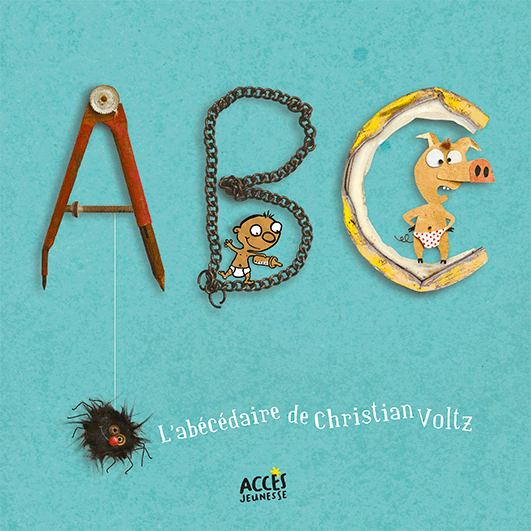 Couverture du livre jeunesse L'Abécédaire de Christian Voltz de la collection Mes premiers abécédaires d'ACCÈS Jeunesse.