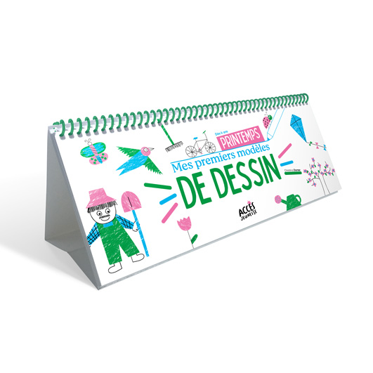 Chevalet du modèle de dessin sur le printemps d'Accès Jeunesse.